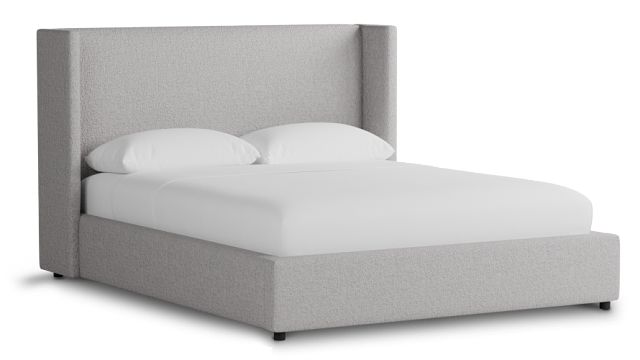 Captiva Elite Gray 48" Upholstered Shelter Bed
