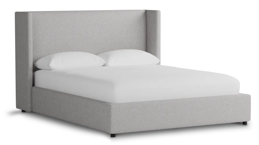 Captiva Elite Gray 48" Upholstered Shelter Bed