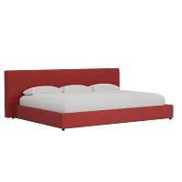 Grayton Elite Red 44" Upholstered Platform Bed