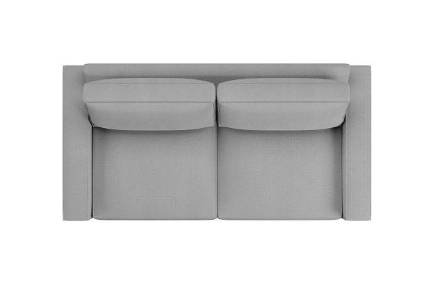 Edgewater Delray Light Gray 84" Sofa W/ 2 Cushions