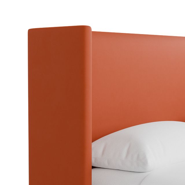 Captiva Joya Orange 48" Upholstered Shelter Bed