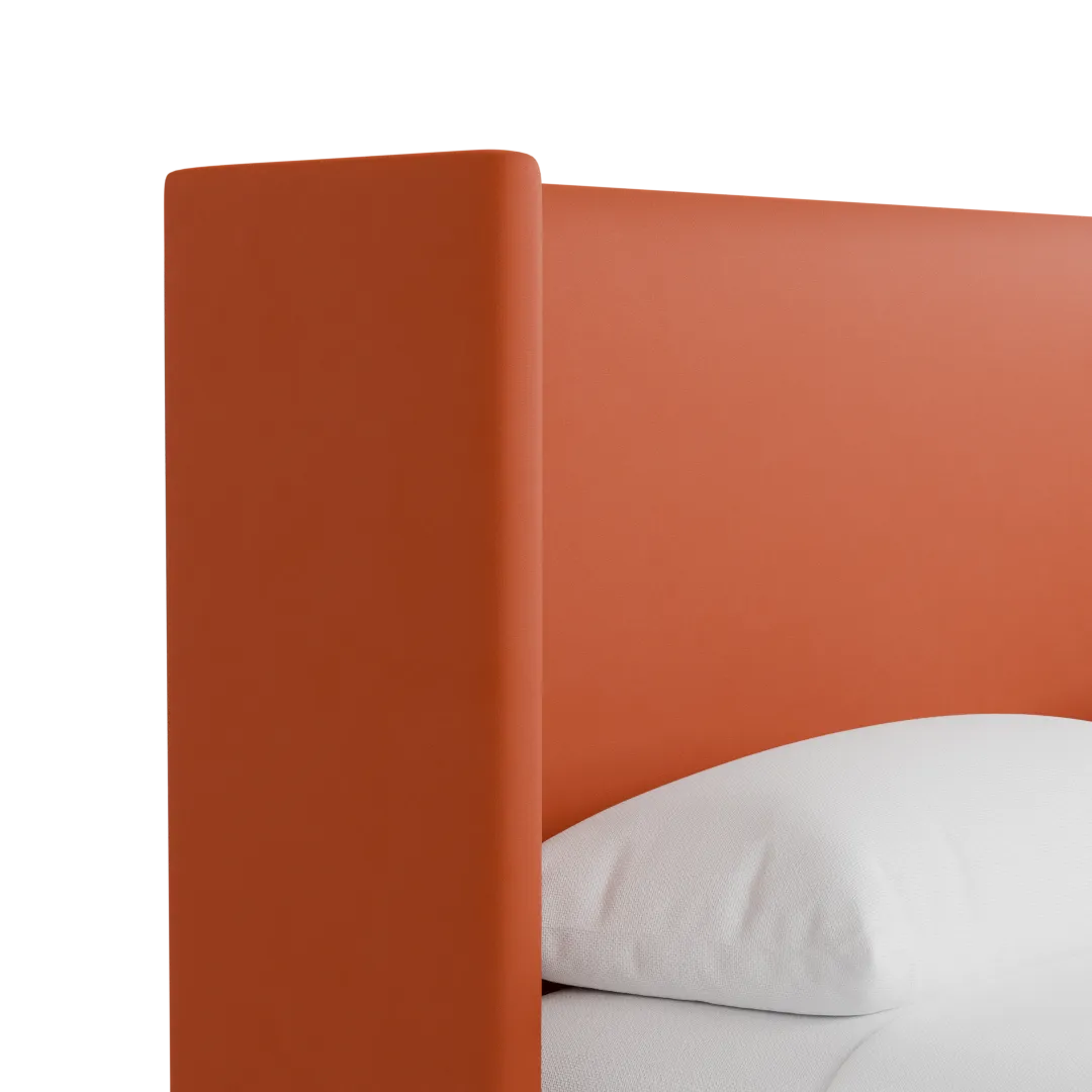 Captiva Joya Orange 48" Upholstered Shelter Bed