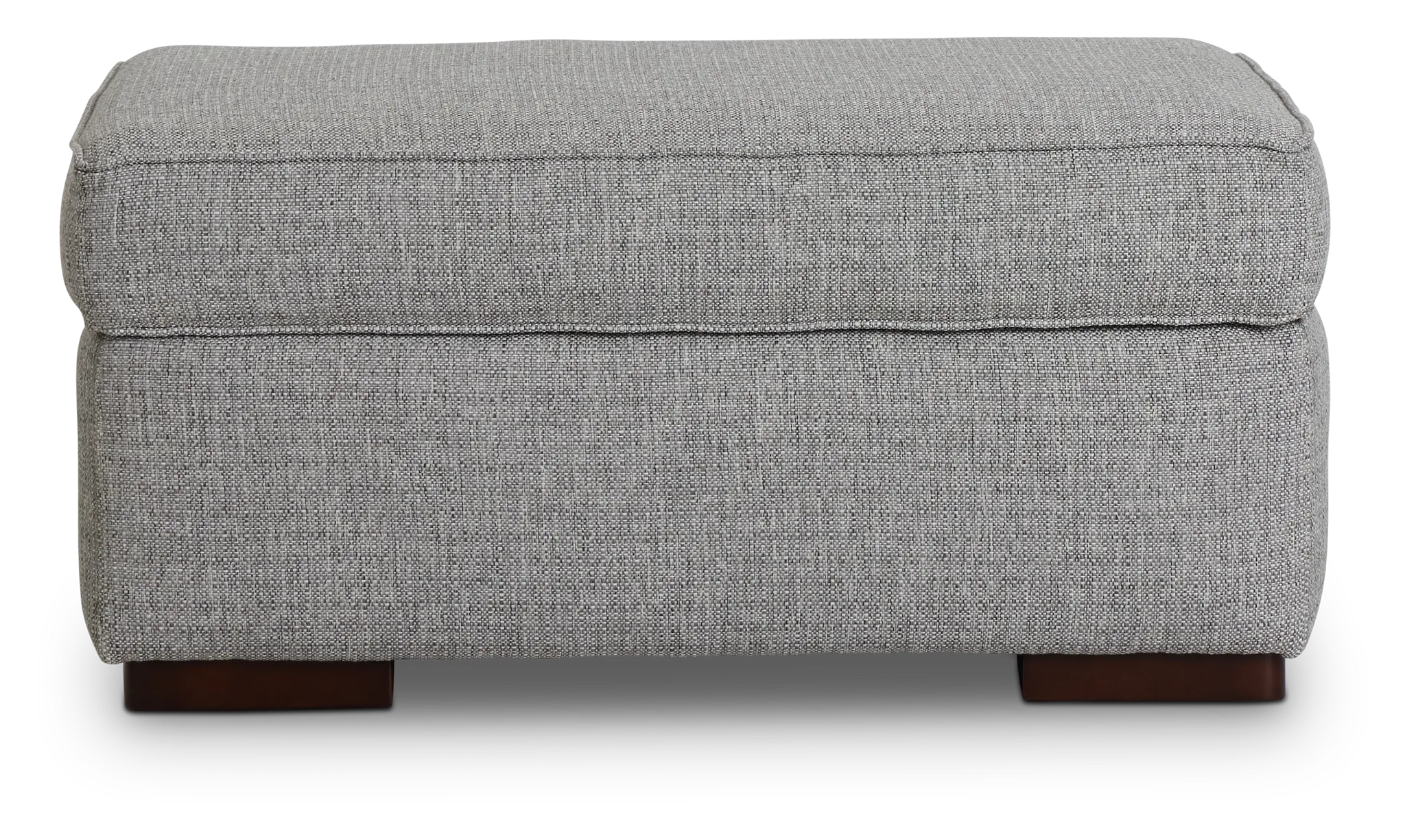 Austin Gray Fabric Ottoman