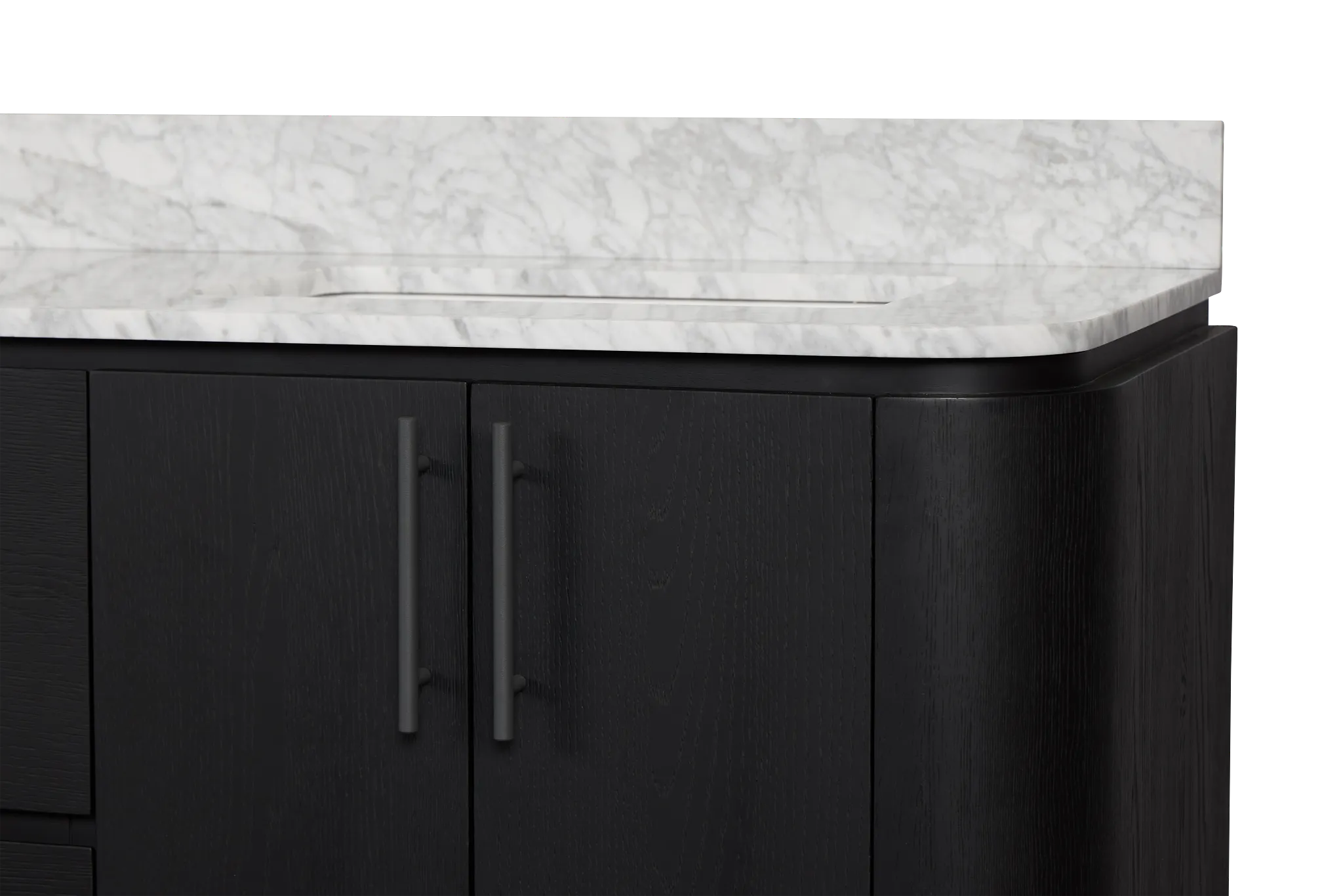 Nomad Black 60" Double Bathroom Vanity