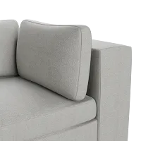 Destin Sutton Gray Fabric 6-piece Modular Sectional