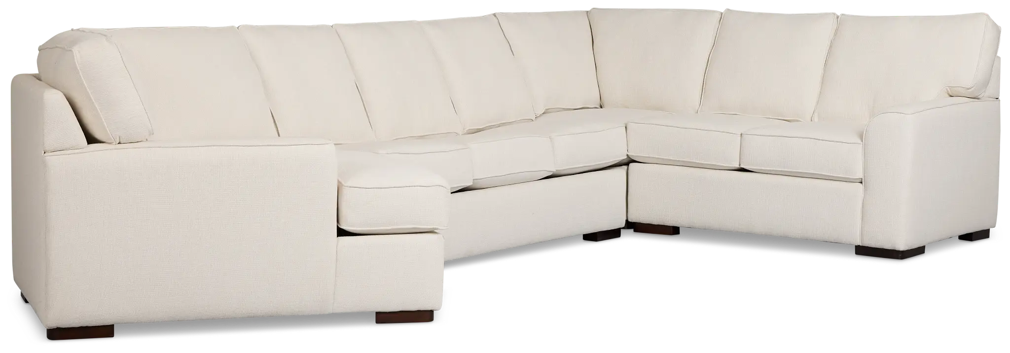 Sinclair Light Beige Fabric Left Cuddler Cooling Memory Foam Sectional Sinclair Light Beige Fabric Left Cuddler Cooling Memory Foam Sectional