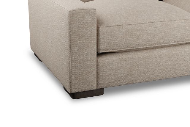 Edgewater Victory Taupe Large Two-arm Sectional
