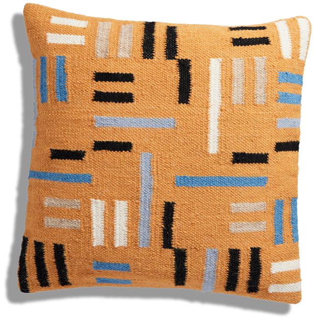 Sole Yellow 22" Accent Pillow