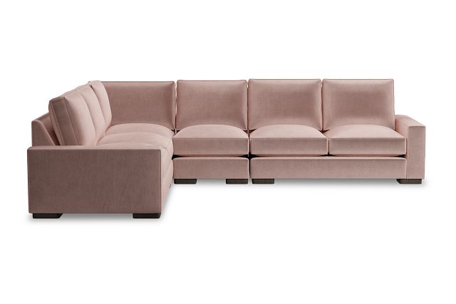 Edgewater Joya Light Pink Medium Two-arm Sectional