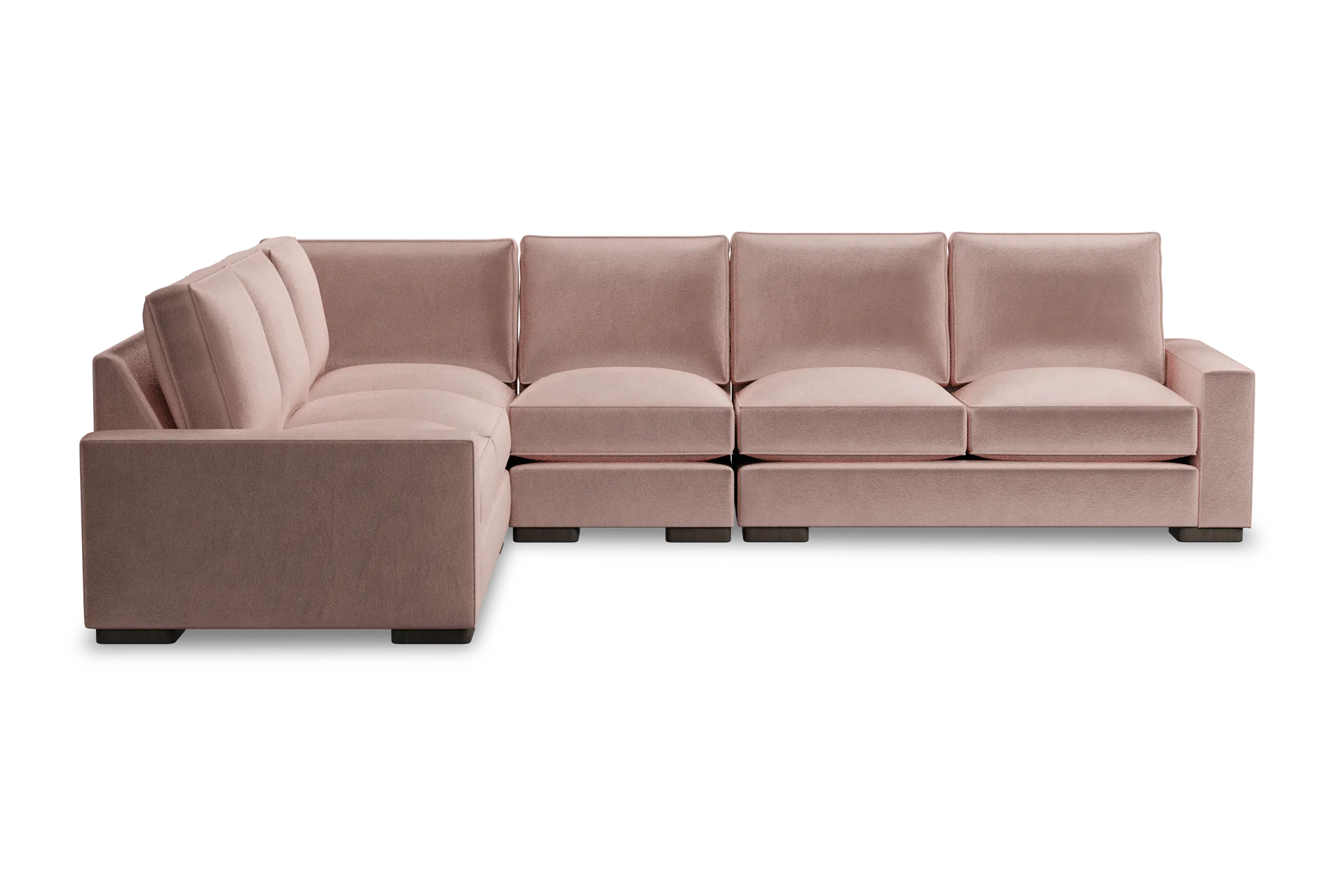 Edgewater Joya Light Pink Medium Two-arm Sectional