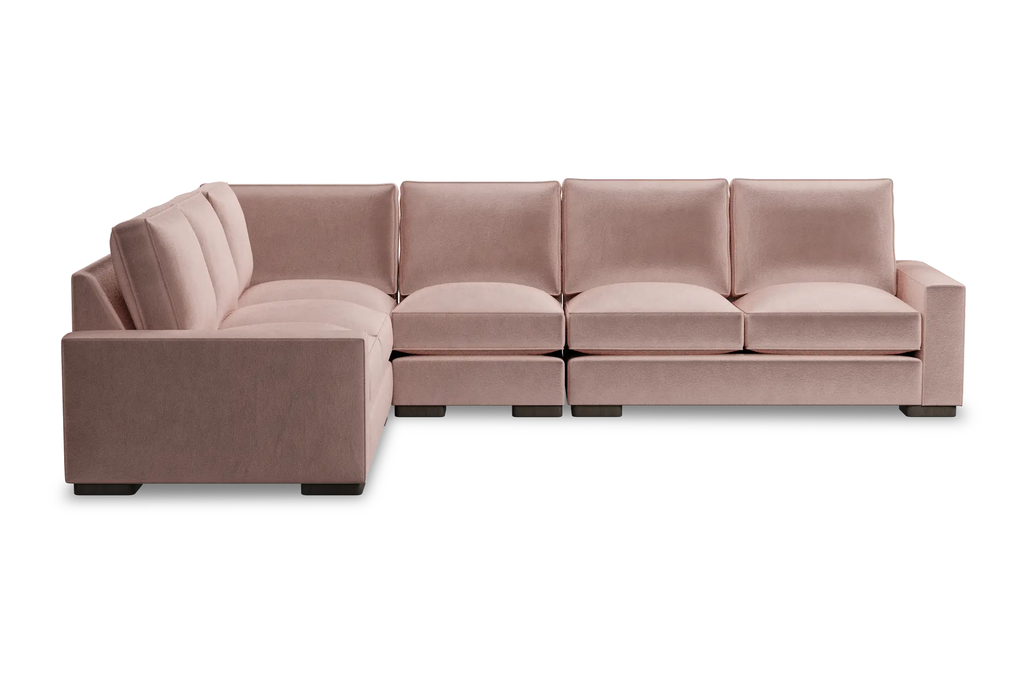 Edgewater Joya Light Pink Medium Two-arm Sectional Edgewater Joya Light Pink Medium Two-arm Sectional