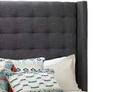 Chatham Dark Gray High Platform Bed