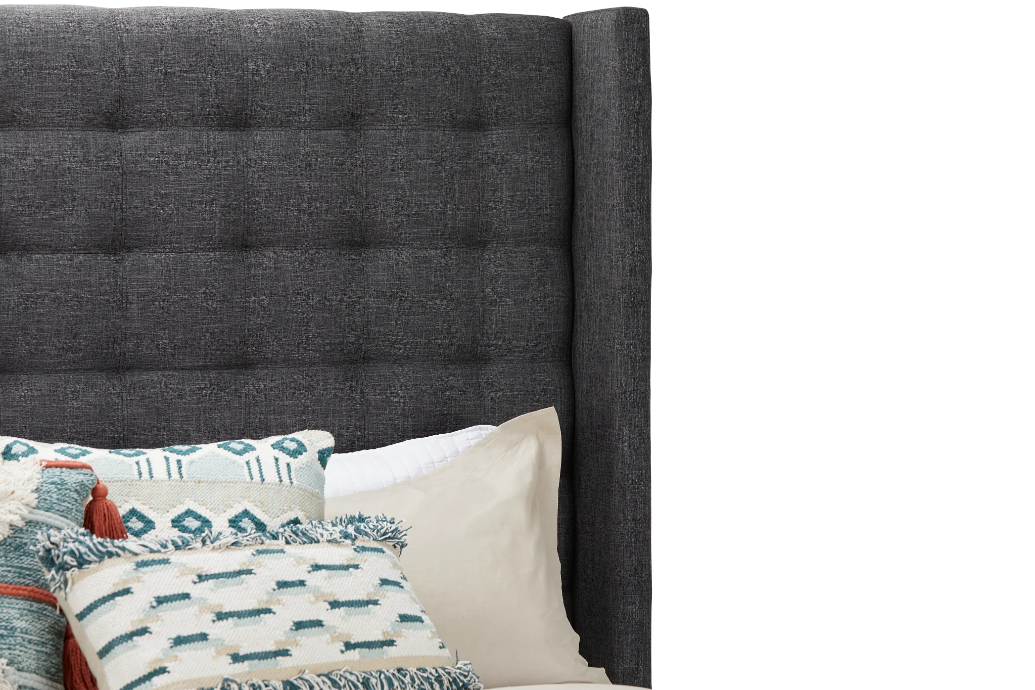 Chatham Dark Gray High Platform Bed