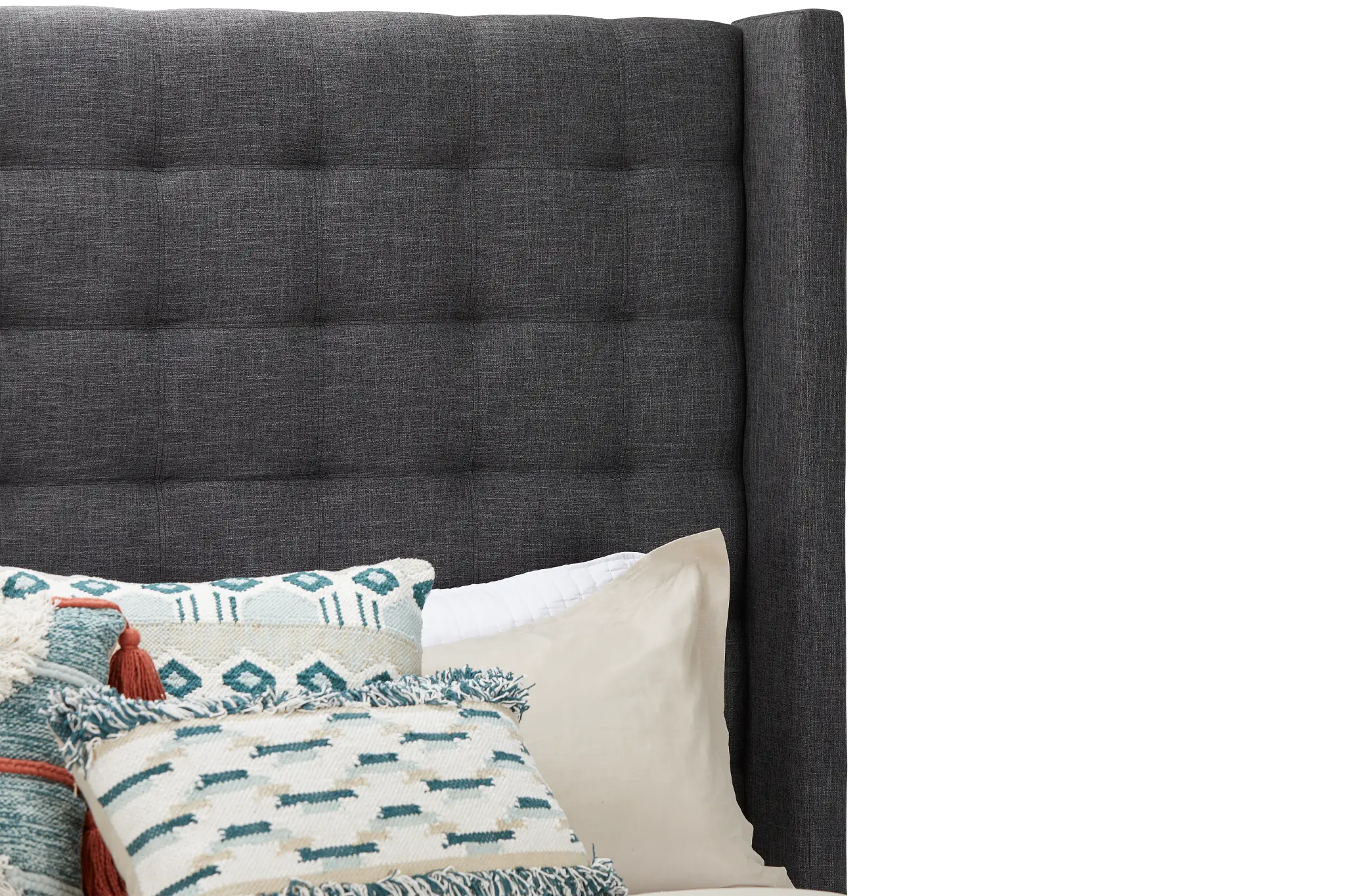 Chatham Dark Gray High Platform Bed Chatham Dark Gray High Platform Bed