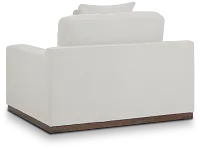 Mckenzie White Fabric Chair