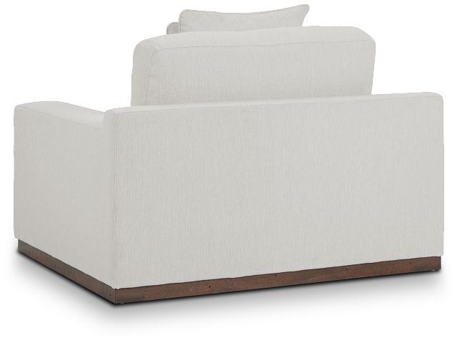 Mckenzie White Fabric Chair