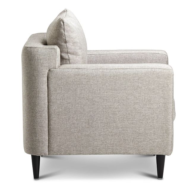 Novara Light Gray Fabric Accent Chair (1)