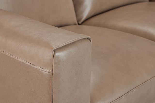 Lane Taupe Lthr/vinyl Loveseat