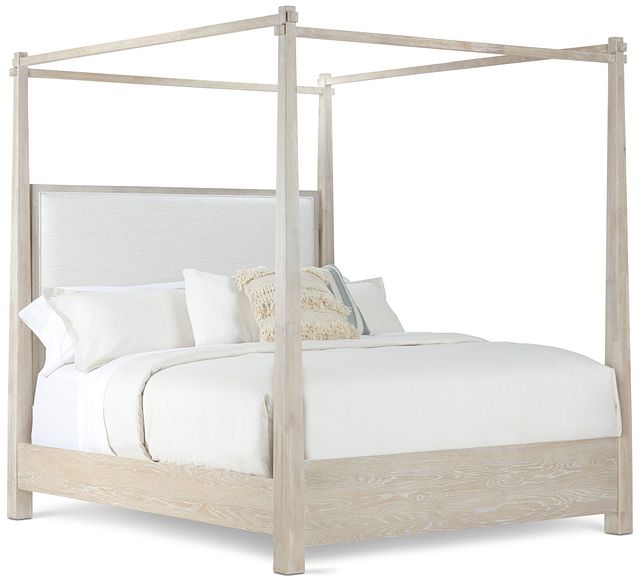 Boca Grande Two-tone Uph Canopy Bed