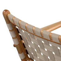 Four Hands Calim Light Beige Woven Chair
