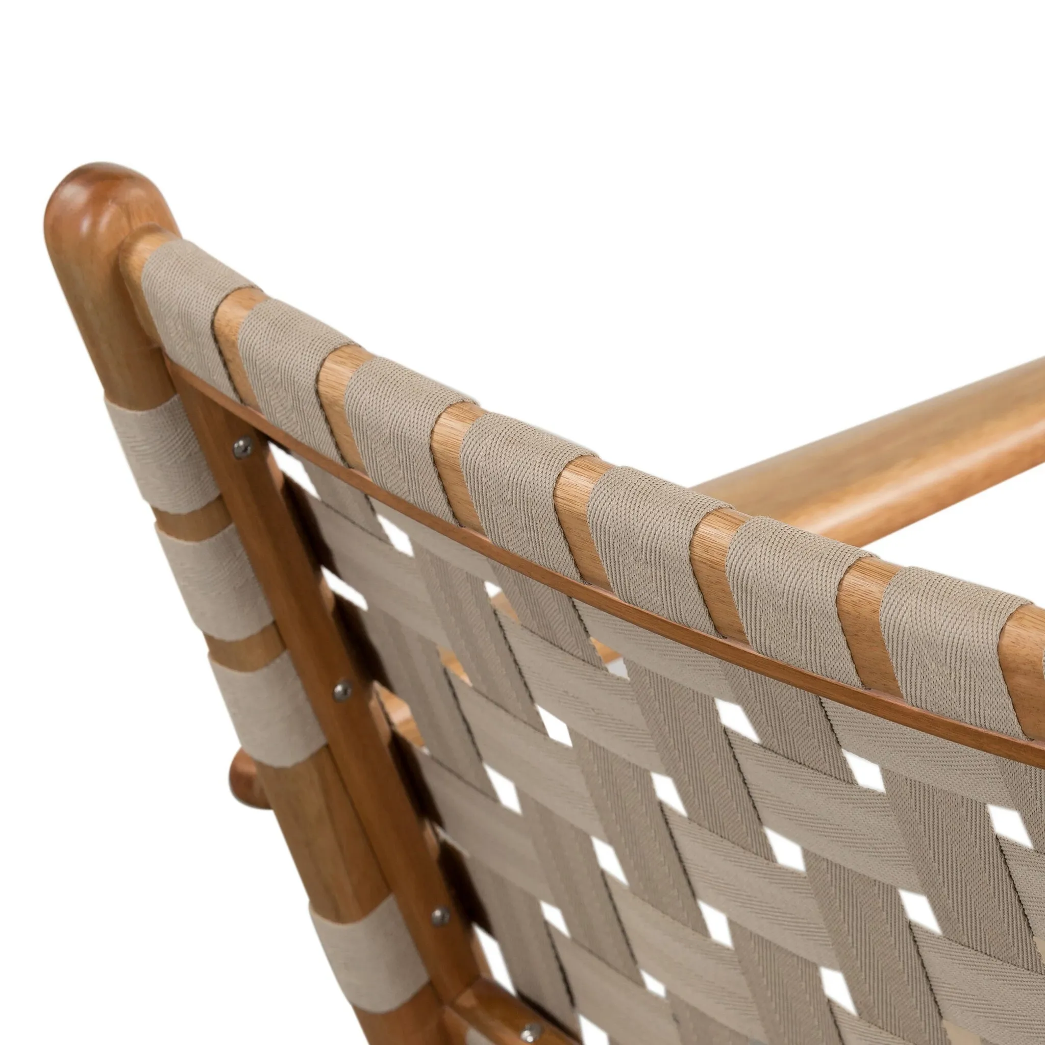 Four Hands Calim Light Beige Woven Chair