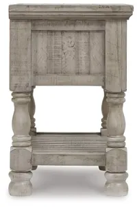 Harrastone Gray 1-drawer Nightstand