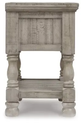 Harrastone Gray 1-drawer Nightstand Harrastone Gray 1-drawer Nightstand