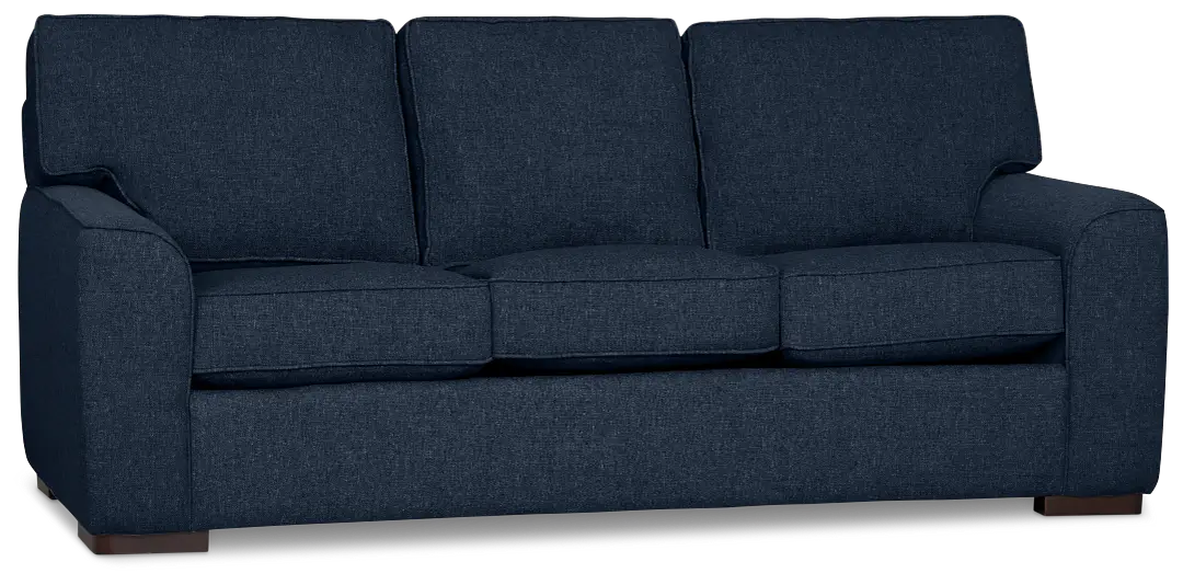 Sinclair Dark Blue Fabric Cooling Memory Foam Sleeper Sinclair Dark Blue Fabric Cooling Memory Foam Sleeper