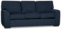 Sinclair Dark Blue Fabric Cooling Memory Foam Sleeper