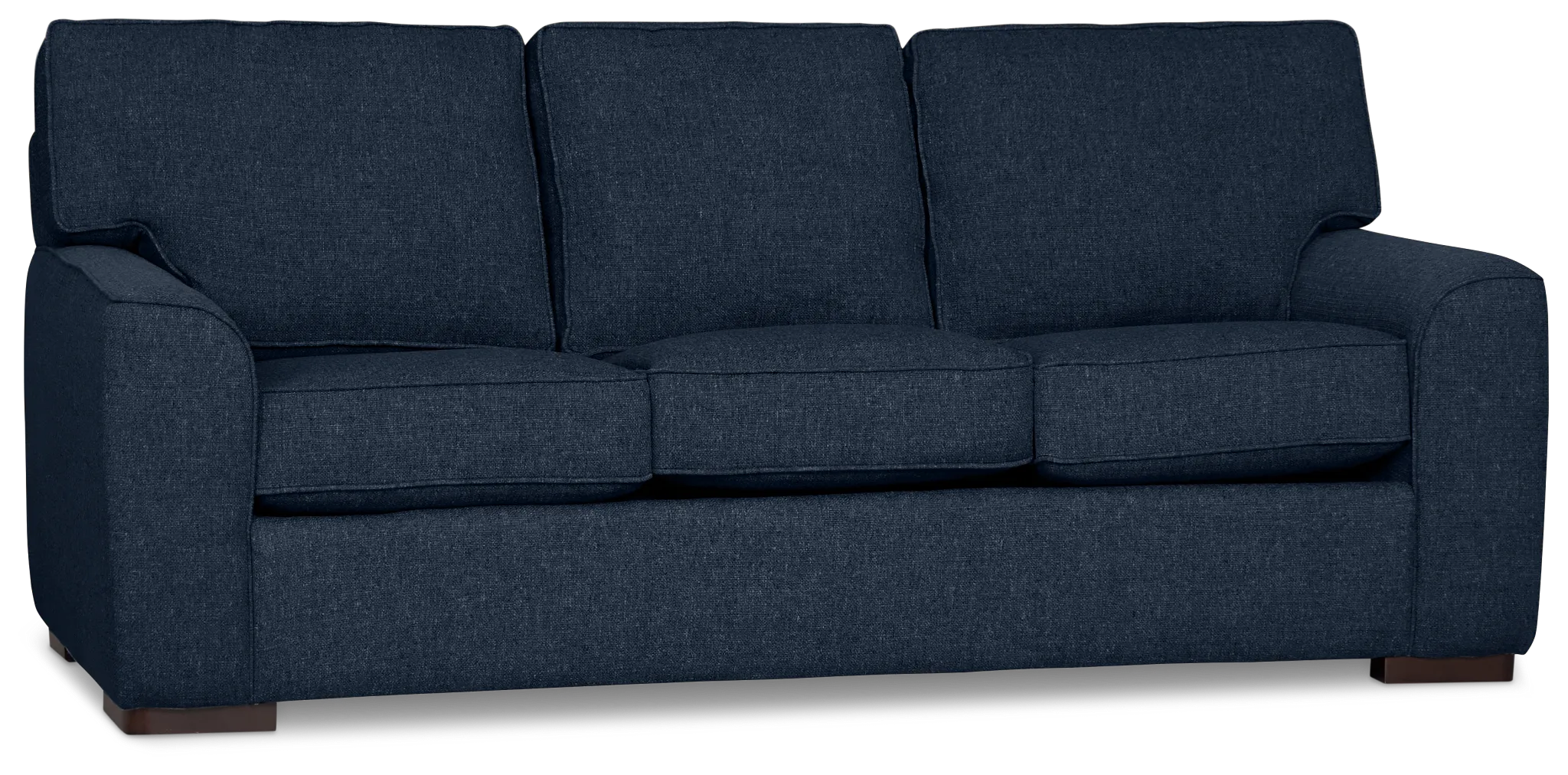 Sinclair Dark Blue Fabric Cooling Memory Foam Sleeper