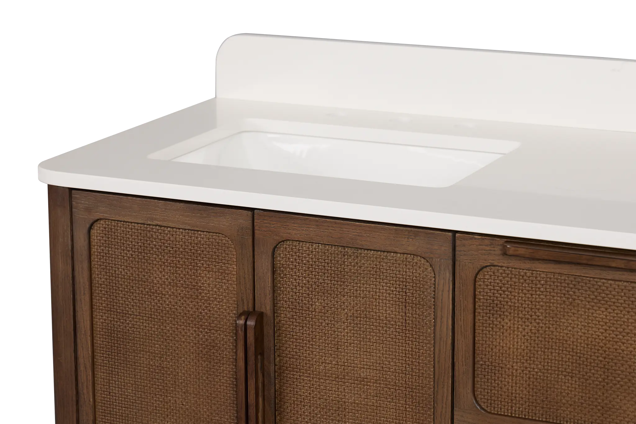 Pacific Mid Tone 60" Double Bathroom Vanity Pacific Mid Tone 60" Double Bathroom Vanity