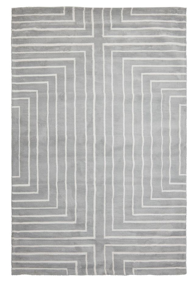 Linea Gray 8x10 Area Rug