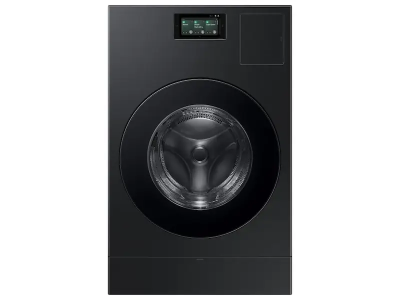 Samsung Bespoke Series Black Electric Washer/dryer Combo Samsung Bespoke Series Black Electric Washer/dryer Combo