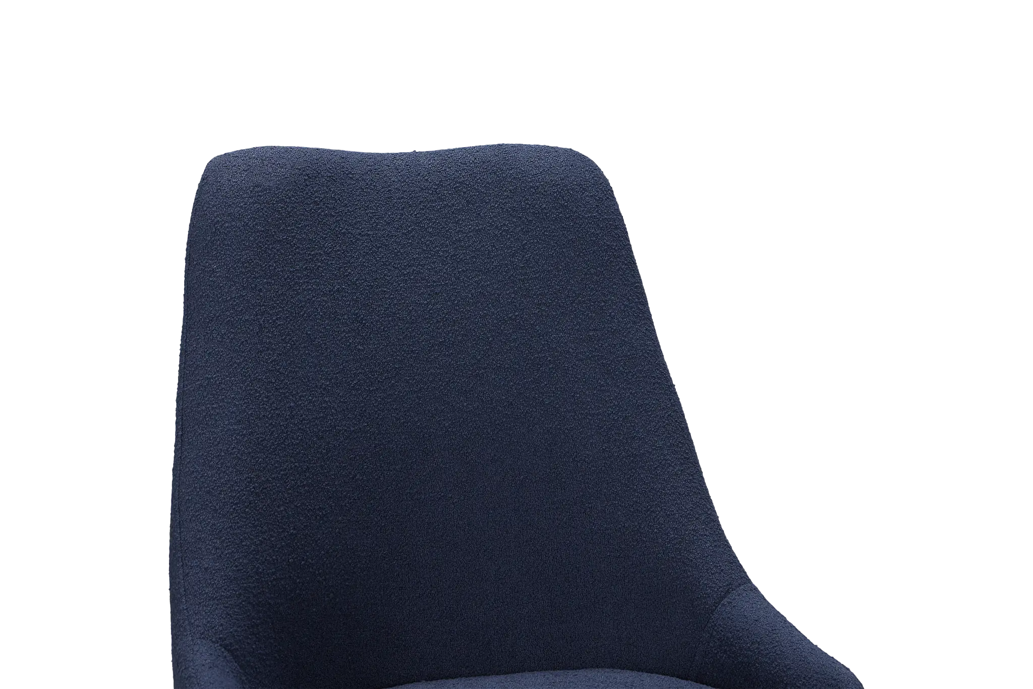 Andover Dark Blue Curved Upholstered Side Chair Andover Dark Blue Curved Upholstered Side Chair