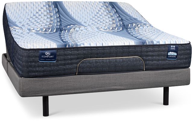 Serta Icomfort Aveda Plush Motion Perfect 4 Adjustable Base Set
