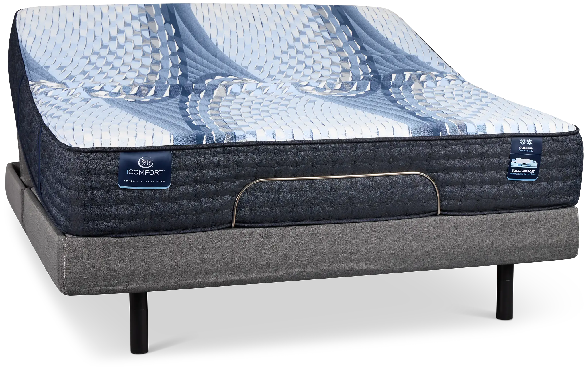 Serta Icomfort Aveda Plush Motion Perfect 4 Adjustable Base Set Serta Icomfort Aveda Plush Motion Perfect 4 Adjustable Base Set