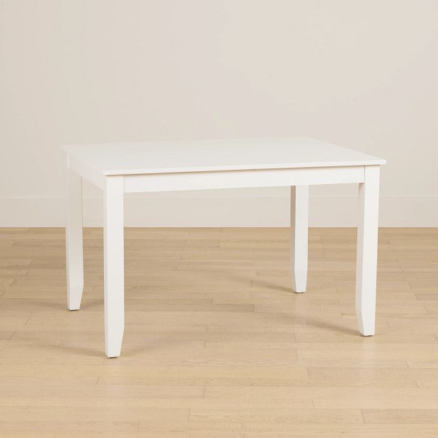 Edgartown White Rectangular Table