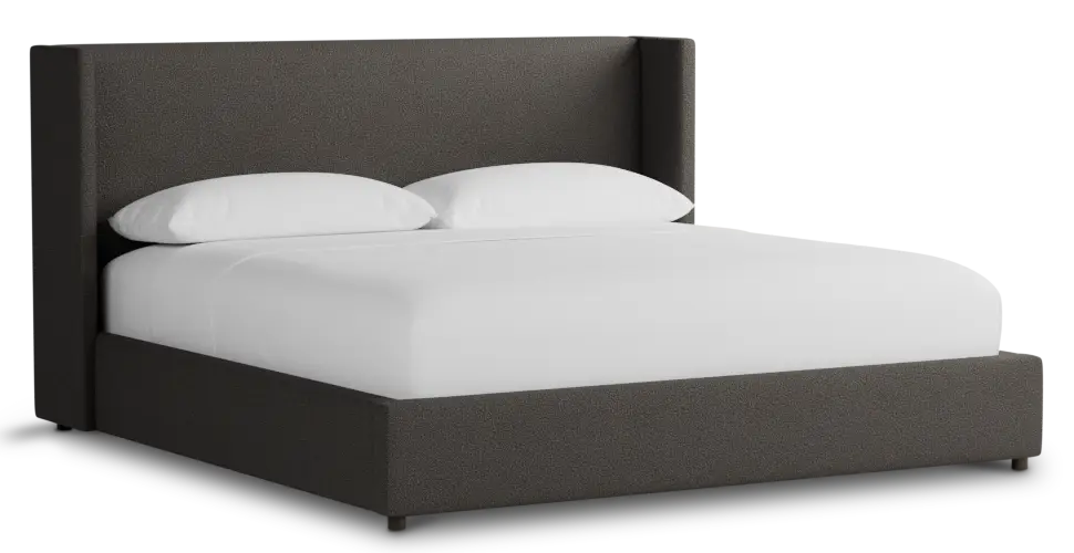 Captiva Elite Dark Gray 48" Upholstered Shelter Bed Captiva Elite Dark Gray 48" Upholstered Shelter Bed