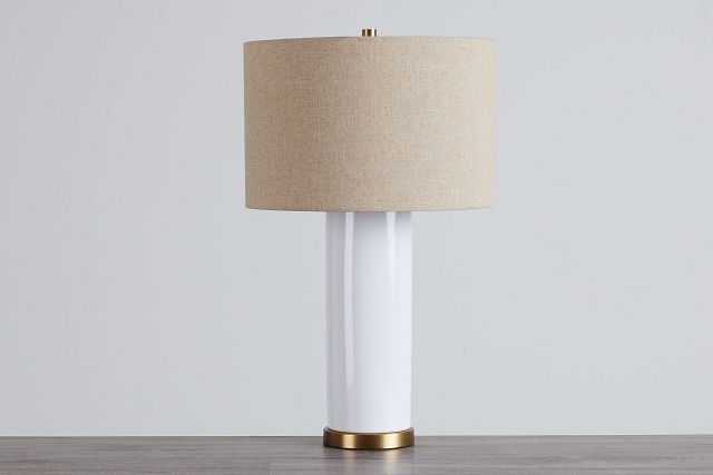 Larsen White Table Lamp