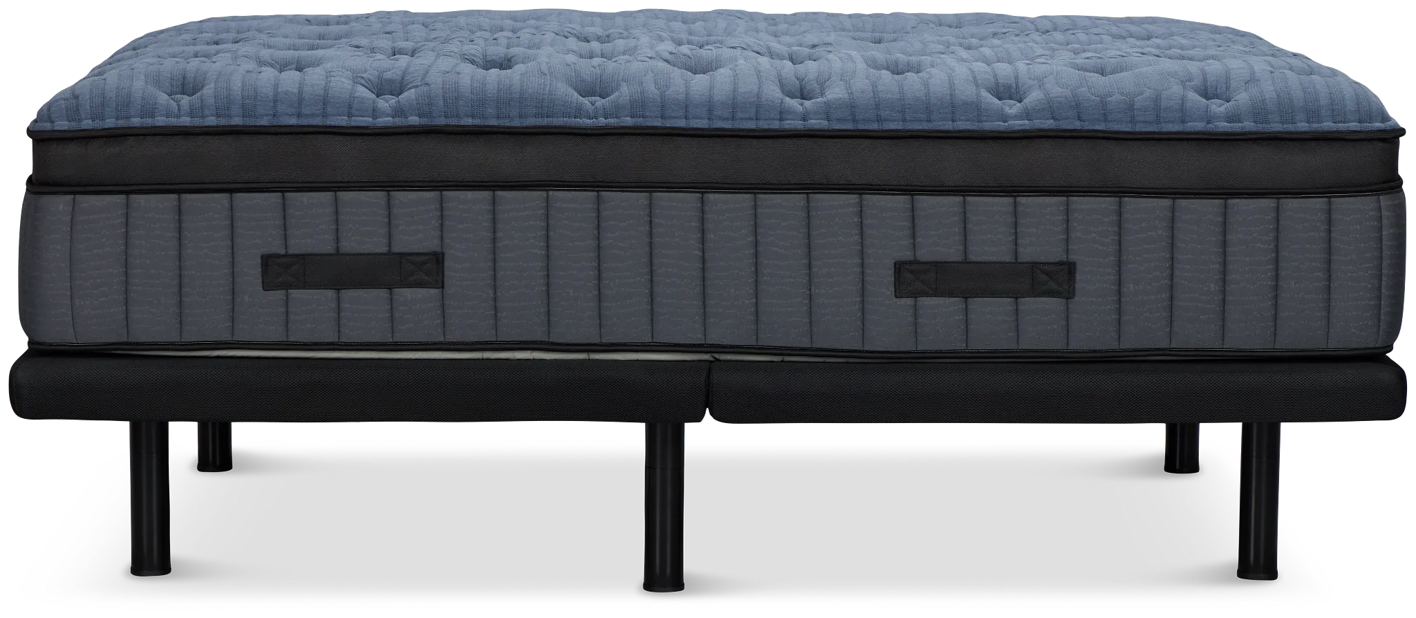 Kevin Charles By Sealy Reserve Lux Firm Deluxe Adjustable Mattress Set