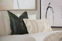 Mara Dark Green Accent Pillow