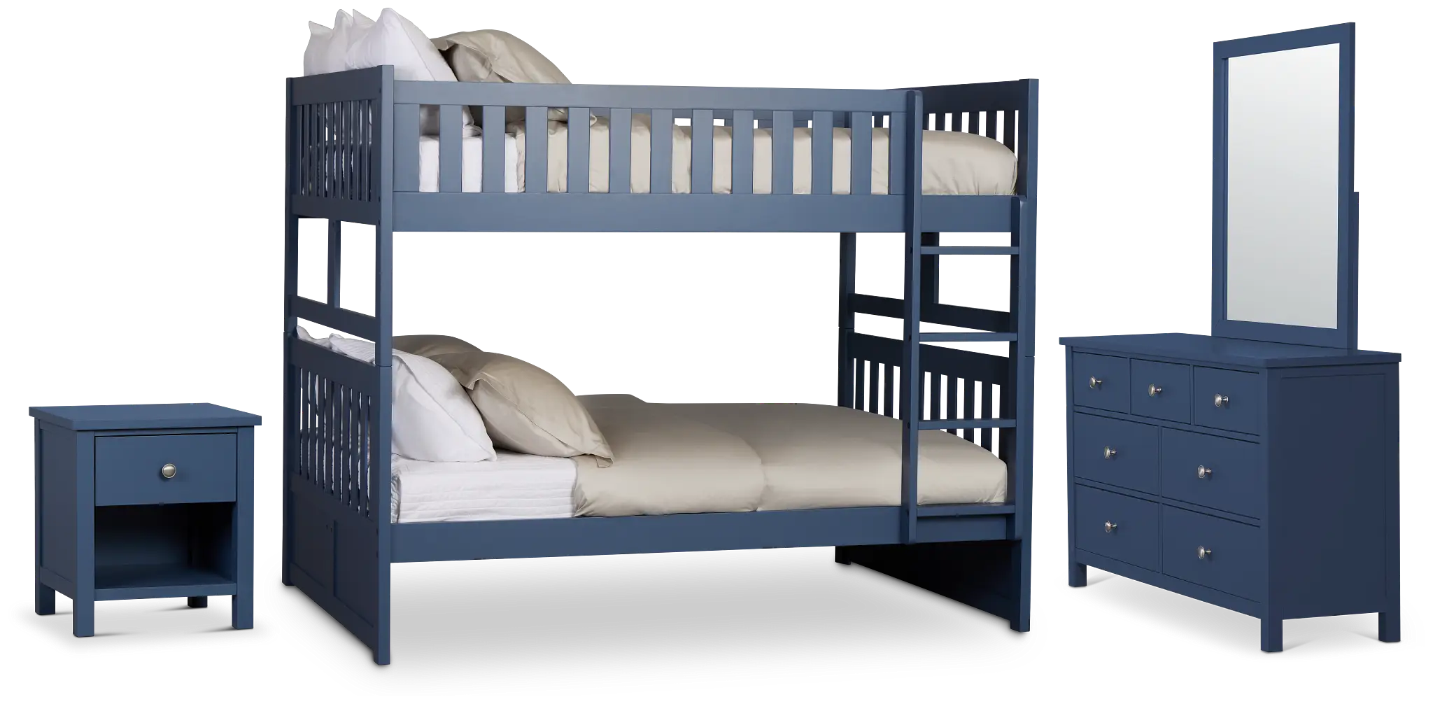 Charleston Dark Blue Bunk Bed Bedroom Charleston Dark Blue Bunk Bed Bedroom
