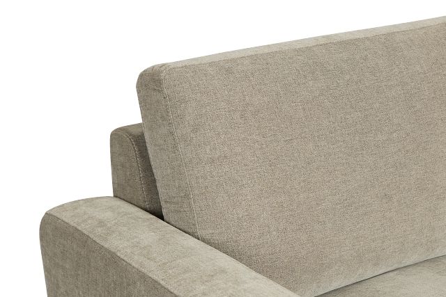 Addie Gray Fabric Double Chaise Sleeper Storage Sectional