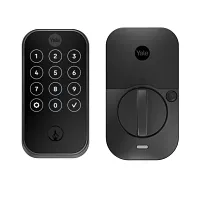 Yale Pro 2 Pushbutton Direct Wifi Black Touchscreen Door Lock