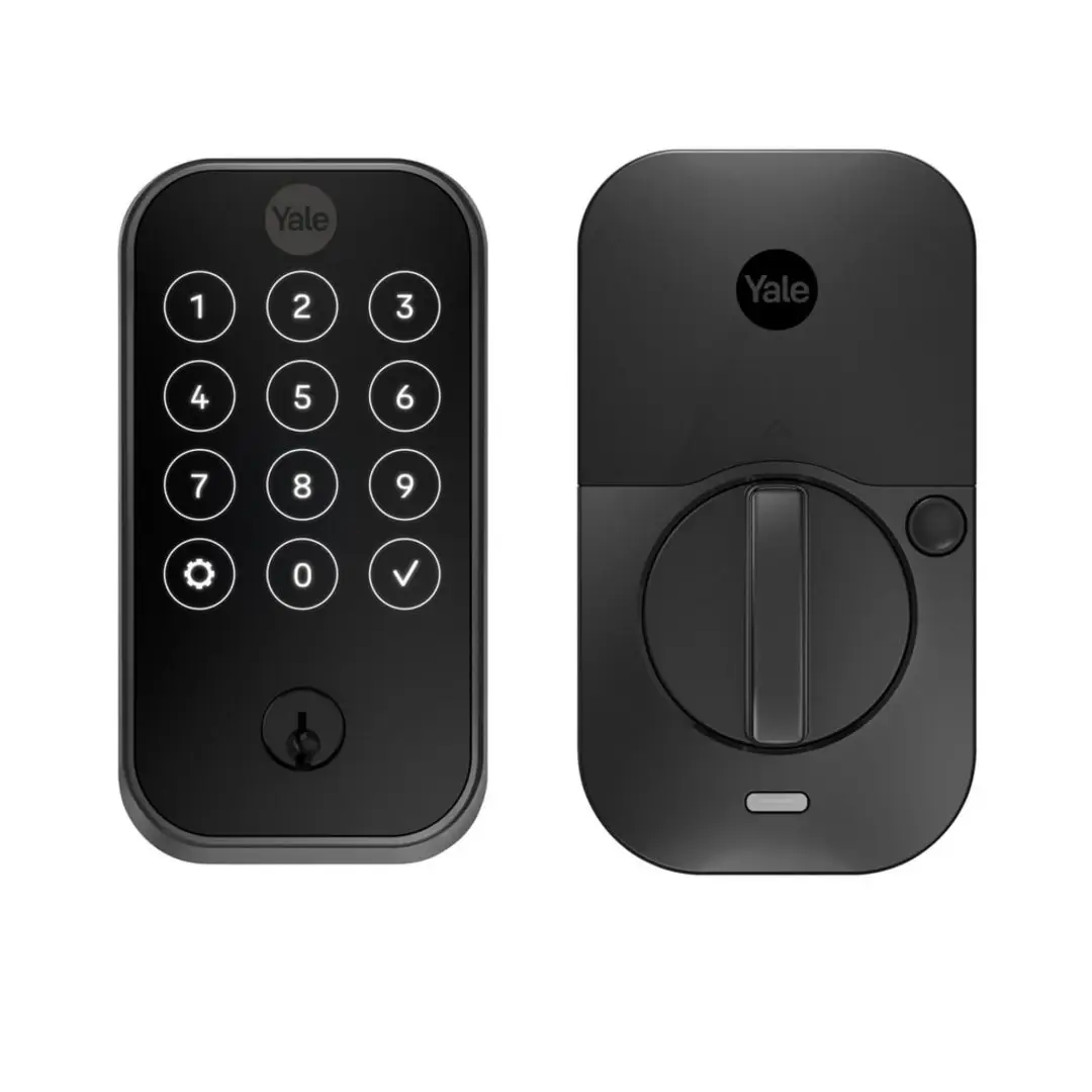 Yale Pro 2 Pushbutton Direct Wifi Black Touchscreen Door Lock Yale Pro 2 Pushbutton Direct Wifi Black Touchscreen Door Lock
