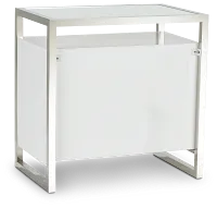 Miami White Nightstand
