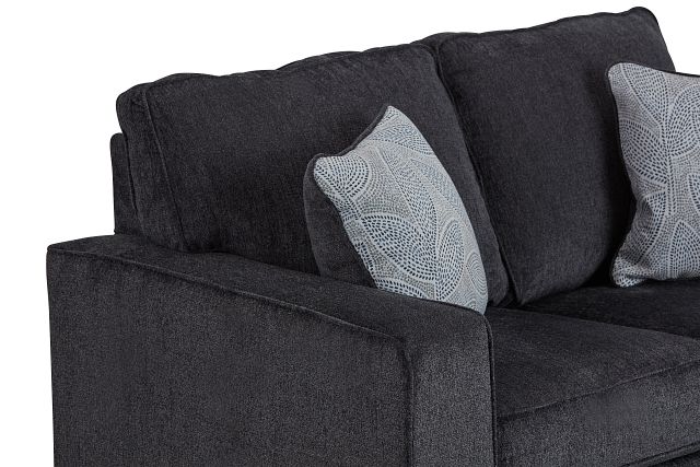 Altari Dark Gray Micro Loveseat