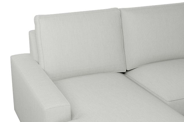 Edgewater Revenue White Medium Left Chaise Sectional