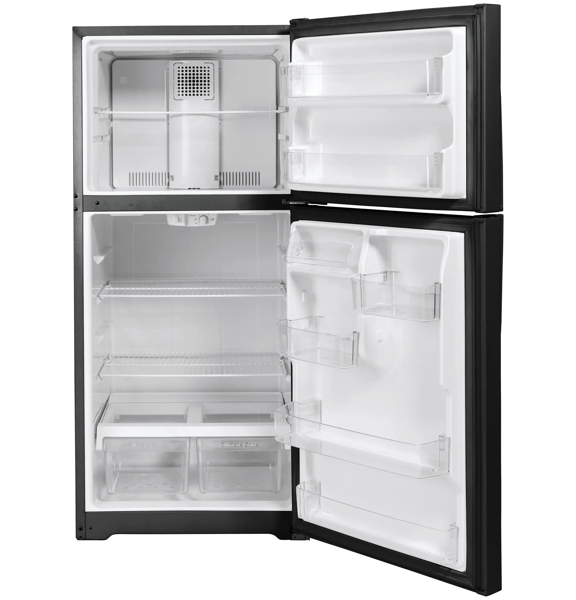 Ge 19 Series Black Top Freezer Refrigerator Ge 19 Series Black Top Freezer Refrigerator