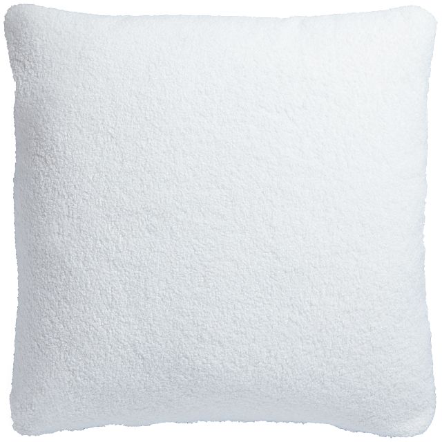 Henley White 20" Accent Pillow